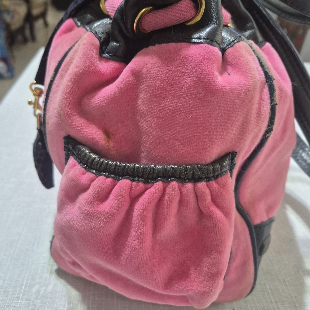 Juicy Couture Velour Daydreamer Bag( Pink) - Picture 6 of 15